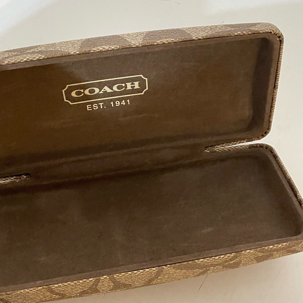 Coach Eyeglass Case Rectangle Shape - Picture 5 of 5